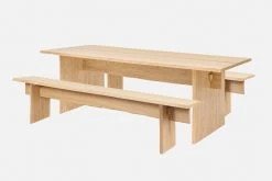 Philippe Malouin Bookmatch Table 220 Cm + Bookmatch Benches (Set) Furniture 39 Philippe Malouin Bookmatch Table 220 Cm + Bookmatch Benches (Set) Furniture