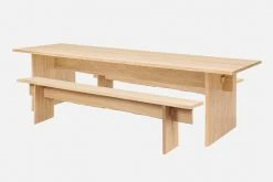 Philippe Malouin Bookmatch Table 275 Cm + Bookmatch Benches (Set) Furniture 39 Philippe Malouin Bookmatch Table 275 Cm + Bookmatch Benches (Set) Furniture