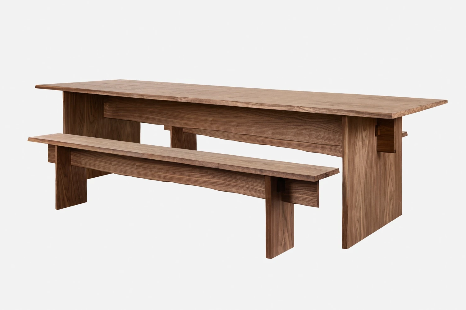 Philippe Malouin Bookmatch Table 275 Cm + Bookmatch Benches (Set) Furniture 3 Philippe Malouin Bookmatch Table 275 Cm + Bookmatch Benches (Set) Furniture