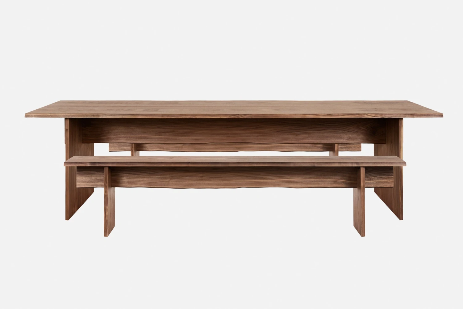 Philippe Malouin Bookmatch Table 275 Cm + Bookmatch Benches (Set) Furniture 4 Philippe Malouin Bookmatch Table 275 Cm + Bookmatch Benches (Set) Furniture