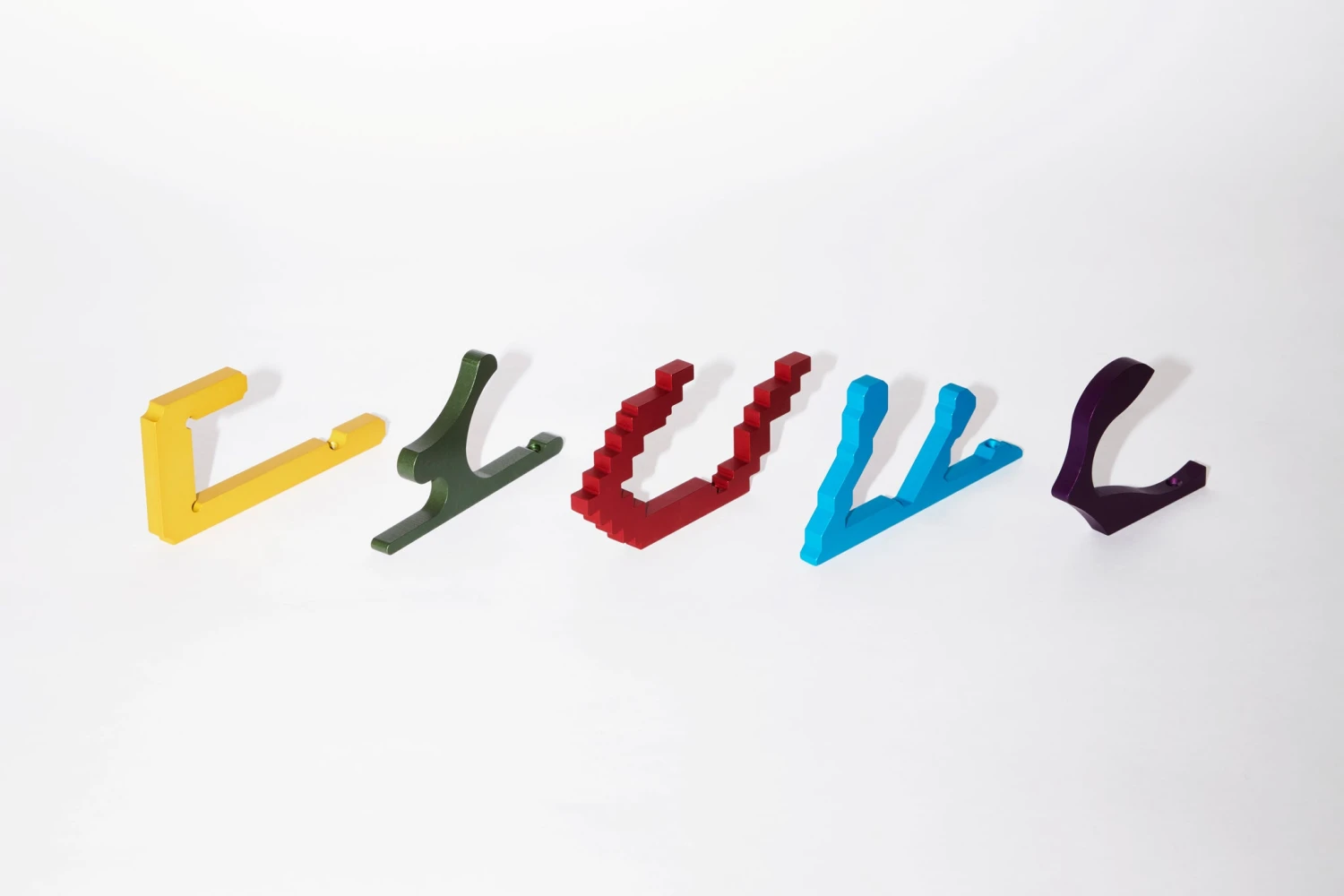 Martino Gamper Hooked - Set Of 5 10 Martino Gamper Hooked - Set Of 5