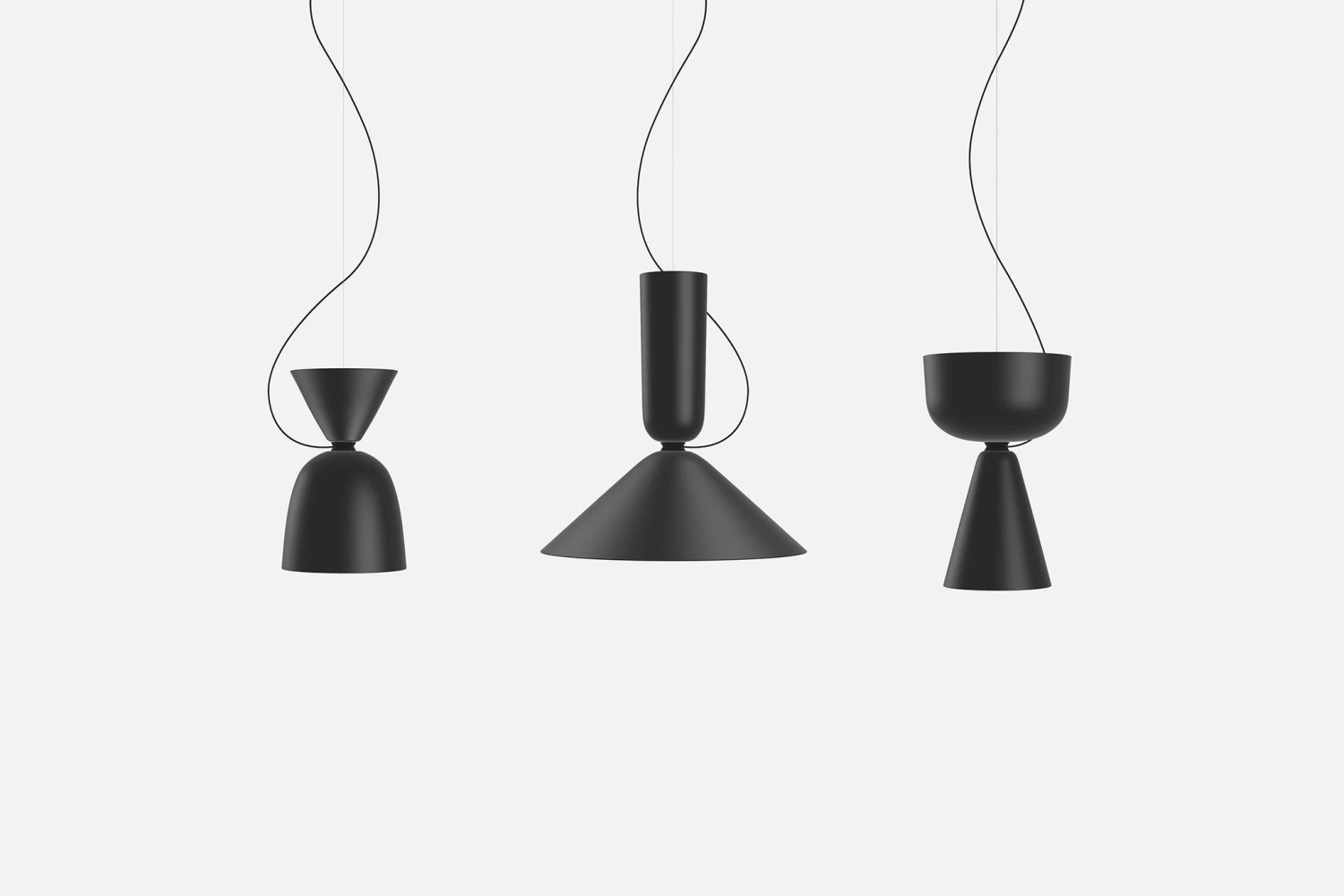 Luca Nichetto Lighting Alphabeta Pendant Light Trio 3 Luca Nichetto Lighting Alphabeta Pendant Light Trio